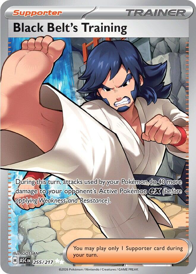 Black Belt's Training (255/217) [Mega Evolution: Ascended Heroes] | Rock City Comics