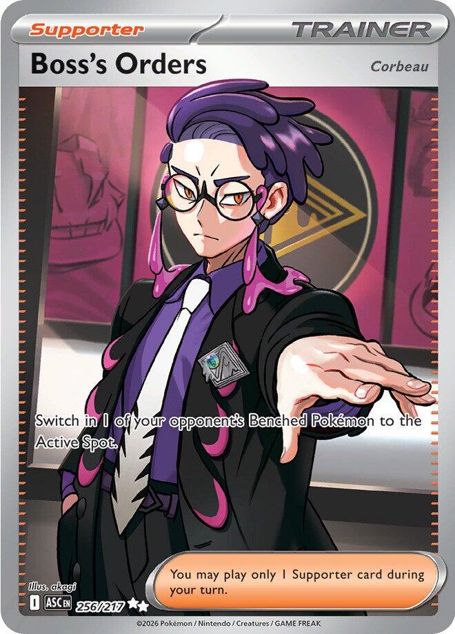 Boss's Orders [Corbeau] - 256/217 [Mega Evolution: Ascended Heroes] | Rock City Comics