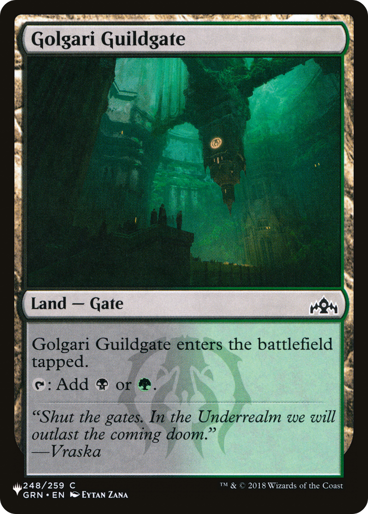 Golgari Guildgate [The List] | Rock City Comics