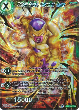 Golden Frieza, Unison of Malice (BT10-063) [Rise of the Unison Warrior 2nd Edition] | Rock City Comics