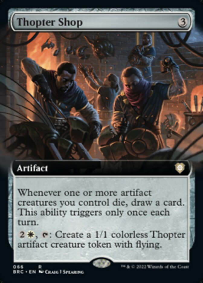 Thopter Shop (Extended Art) [The Brothers' War Commander] | Rock City Comics