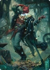 Tibalt, Cosmic Impostor Art Card [Kaldheim Art Series] | Rock City Comics