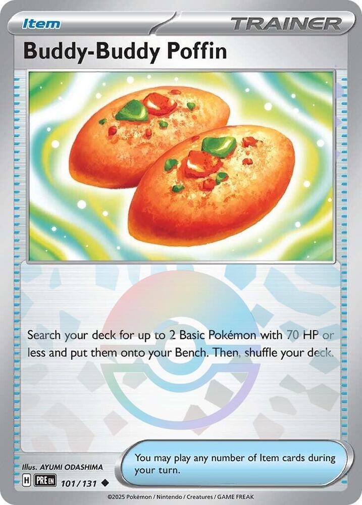 Buddy-Buddy Poffin (101/131) (Poke Ball Pattern) [Scarlet & Violet: Prismatic Evolutions] | Rock City Comics