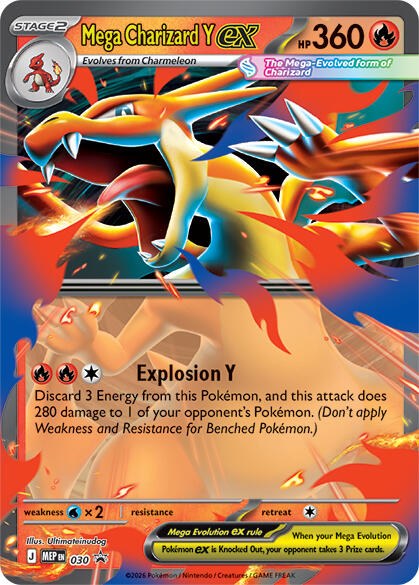 Mega Charizard Y ex (030) [Mega Evolution Promo] | Rock City Comics