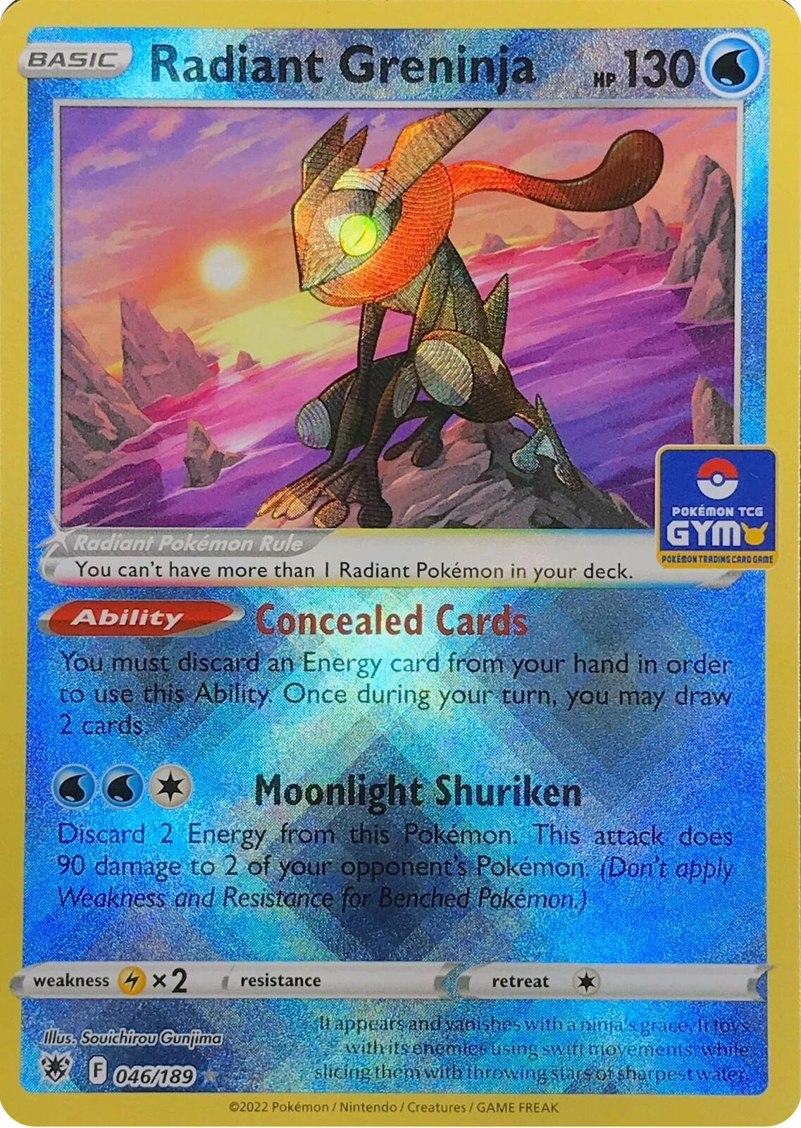 Radiant Greninja (046/189) (Southeast Asia Exclusive) [League & Championship Cards] | Rock City Comics