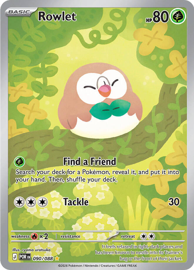 Rowlet (090/088) [Mega Evolution: Perfect Order] | Rock City Comics
