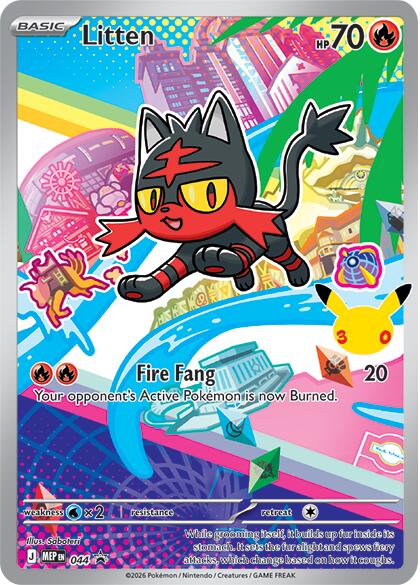 Litten (044) [Mega Evolution Promo] | Rock City Comics