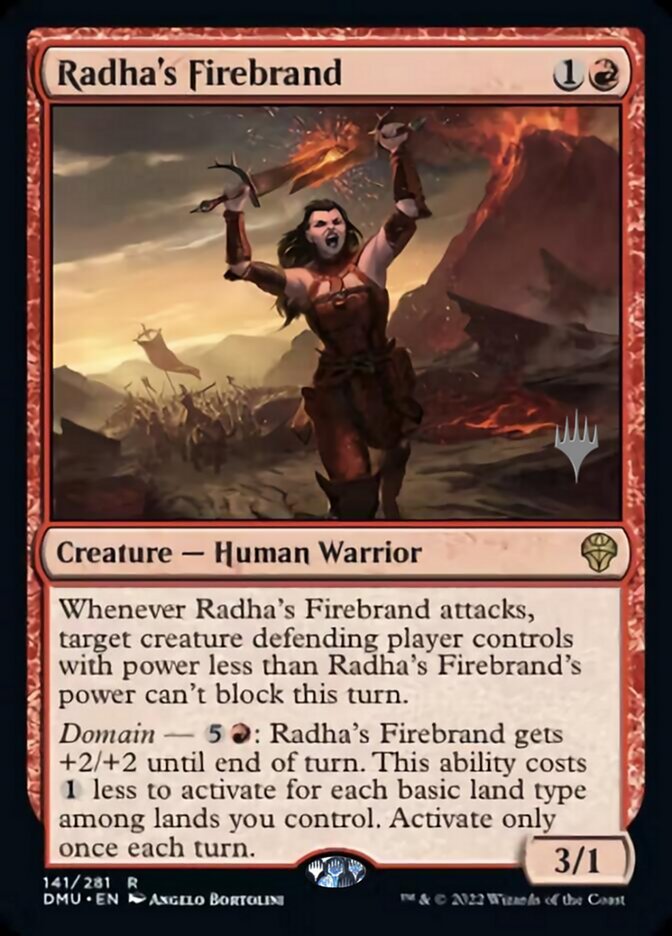 Radha's Firebrand (Promo Pack) [Dominaria United Promos] | Rock City Comics