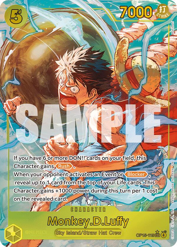 Monkey.D.Luffy (Alternate Art) [Adventure on Kami's Island] | Rock City Comics