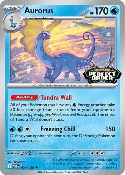 Aurorus (024/088) (Perfect Order Stamped) [Miscellaneous Cards] | Rock City Comics