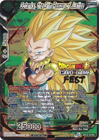 Gotenks, the Grim Reaper of Justice (Card Game Fest 2022) (EX13-16) [Tournament Promotion Cards] | Rock City Comics