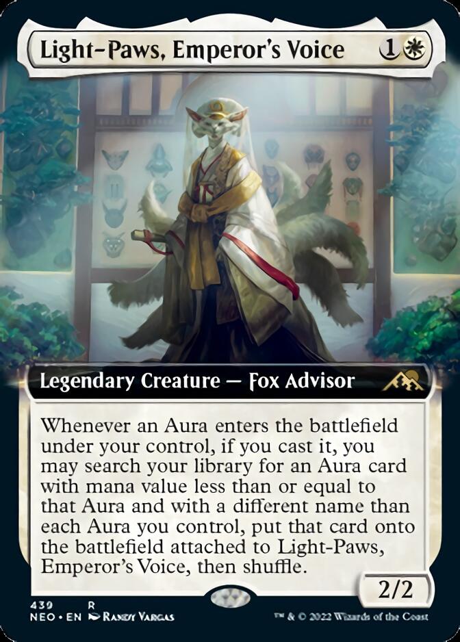 Light-Paws, Emperor's Voice (Extended Art) [Kamigawa: Neon Dynasty] | Rock City Comics