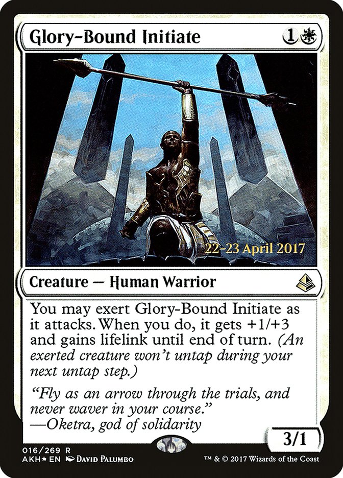 Glory-Bound Initiate [Amonkhet Prerelease Promos] | Rock City Comics