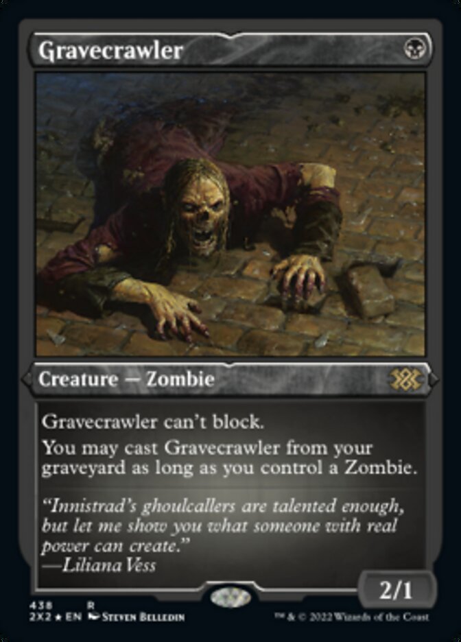 Gravecrawler (Foil Etched) [Double Masters 2022] | Rock City Comics