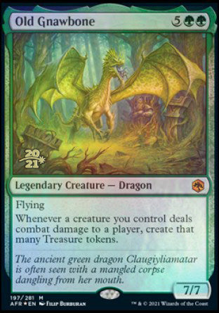 Old Gnawbone [Dungeons & Dragons: Adventures in the Forgotten Realms Prerelease Promos] | Rock City Comics