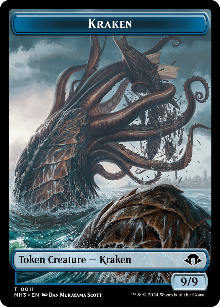 Kraken Token [Modern Horizons 3 Tokens] | Rock City Comics