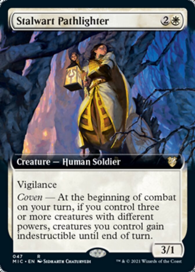 Stalwart Pathlighter (Extended Art) [Innistrad: Midnight Hunt Commander] | Rock City Comics