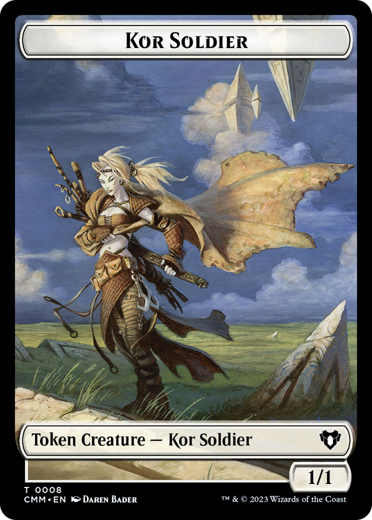 Kor Soldier Token [Commander Masters Tokens] | Rock City Comics