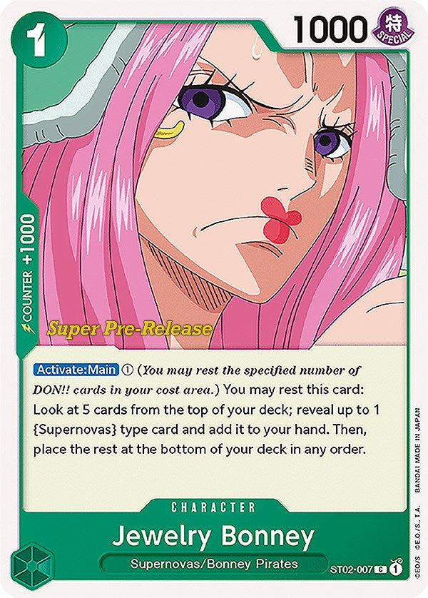 Jewelry Bonney [Super Pre-Release Starter Deck: Worst Generation] | Rock City Comics