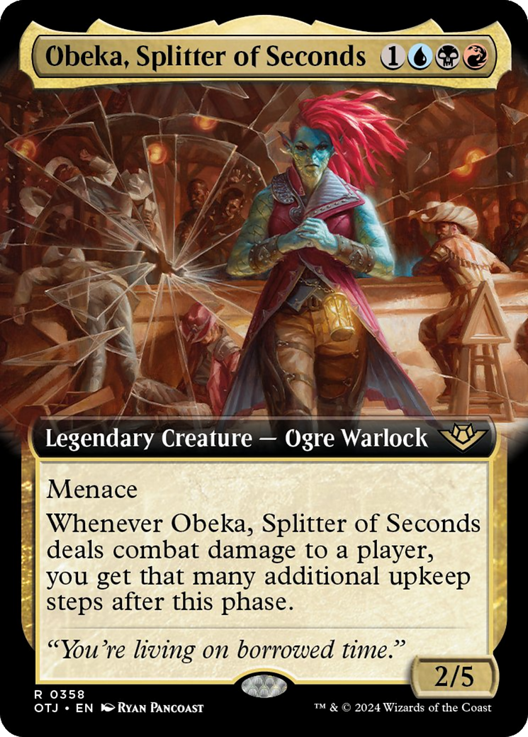 Obeka, Splitter of Seconds (Extended Art) [Outlaws of Thunder Junction] | Rock City Comics