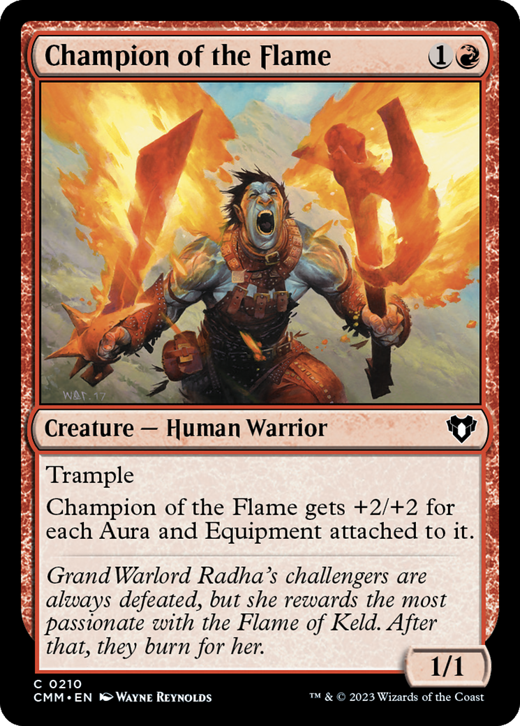 Champion of the Flame [Commander Masters] | Rock City Comics