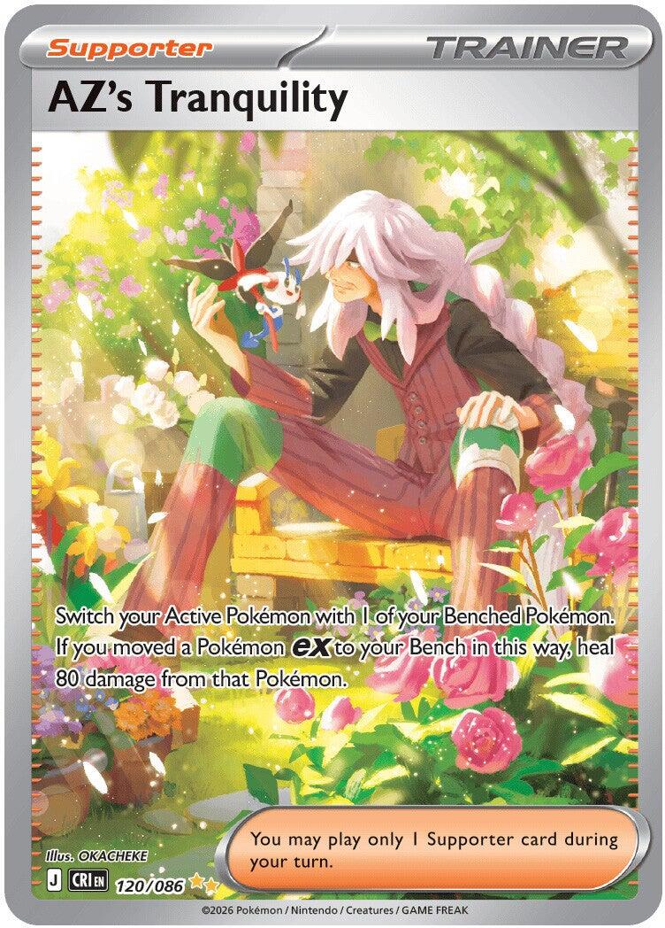 AZ's Tranquility (120/086) [Mega Evolution: Chaos Rising] | Rock City Comics