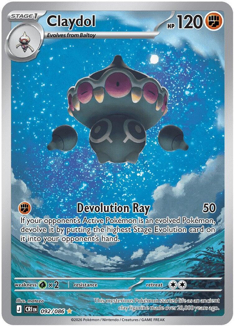 Claydol (092/086) [Mega Evolution: Chaos Rising] | Rock City Comics