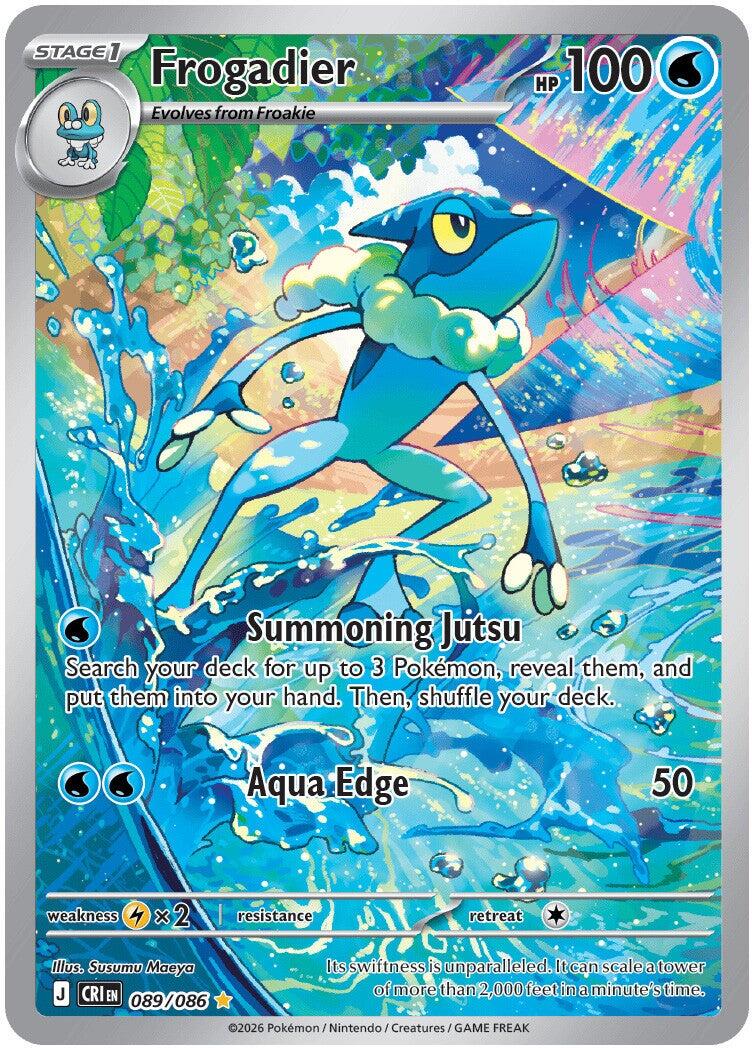 Frogadier (089/086) [Mega Evolution: Chaos Rising] | Rock City Comics