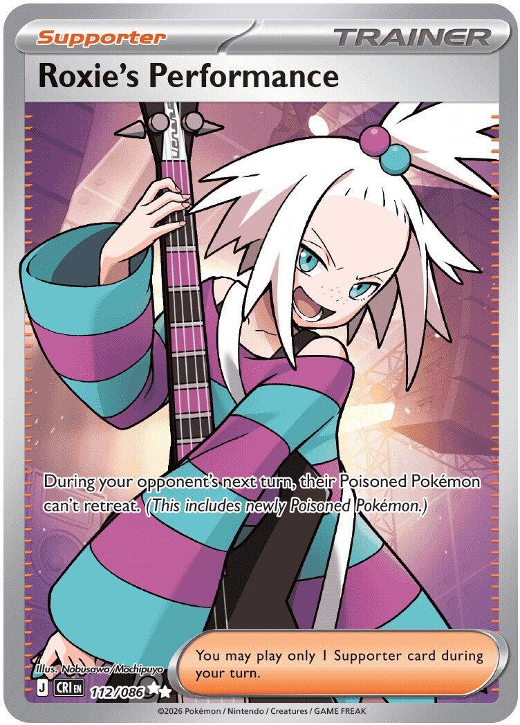 Roxie's Performance (112/086) [Mega Evolution: Chaos Rising] | Rock City Comics
