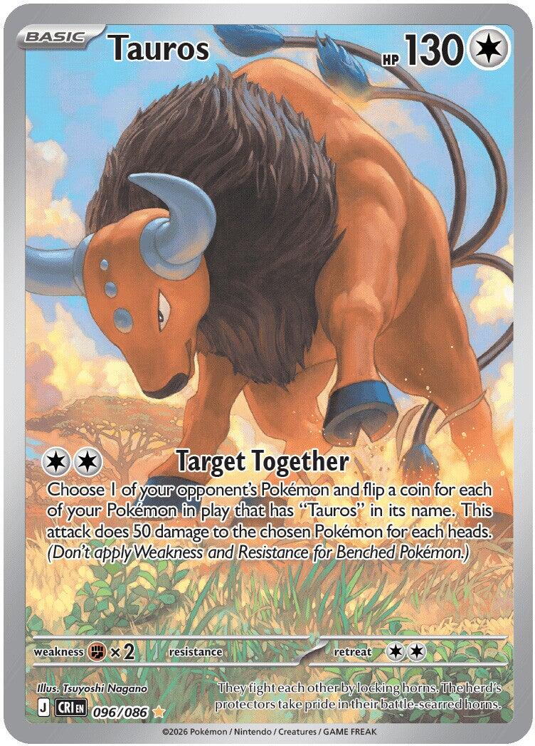 Tauros (096/086) [Mega Evolution: Chaos Rising] | Rock City Comics