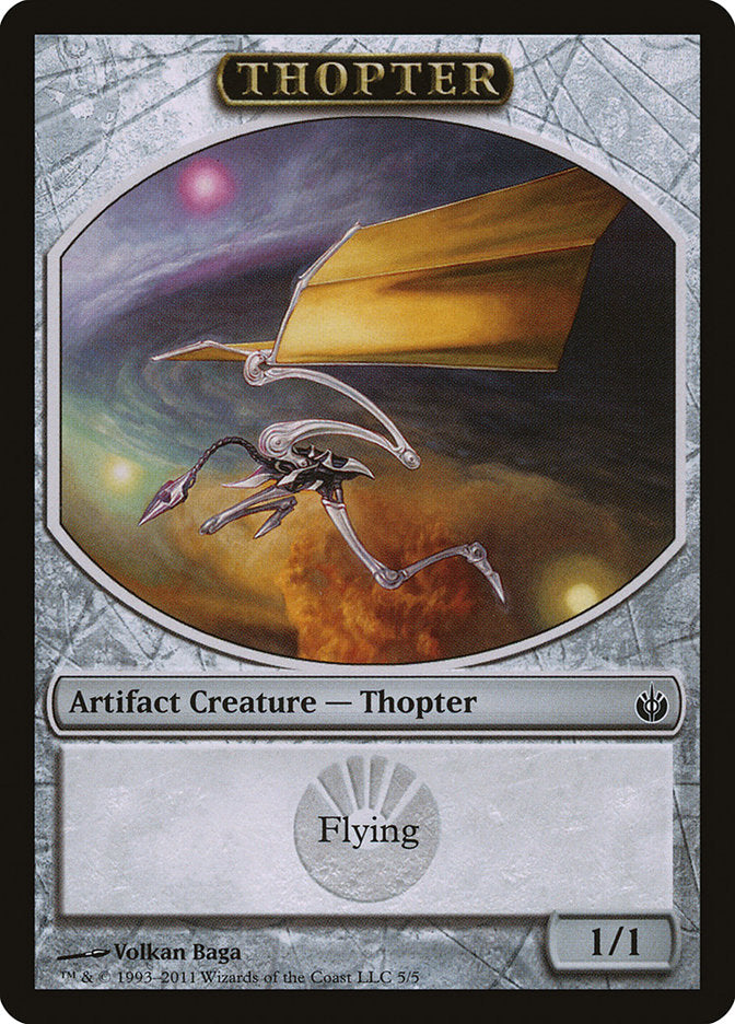 Thopter Token [Mirrodin Besieged Tokens] | Rock City Comics