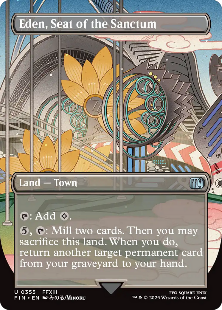 Eden, Seat of the Sanctum (Borderless) [FINAL FANTASY] | Rock City Comics