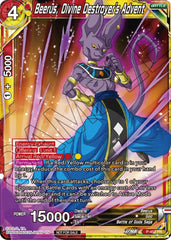 Beerus, Divine Destroyer's Advent (Zenkai Series Tournament Pack Vol.2) (P-452) [Tournament Promotion Cards] | Rock City Comics