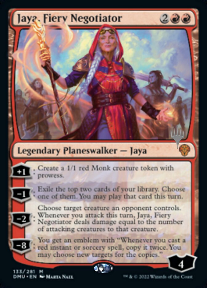 Jaya, Fiery Negotiator (Promo Pack) [Dominaria United Promos] | Rock City Comics