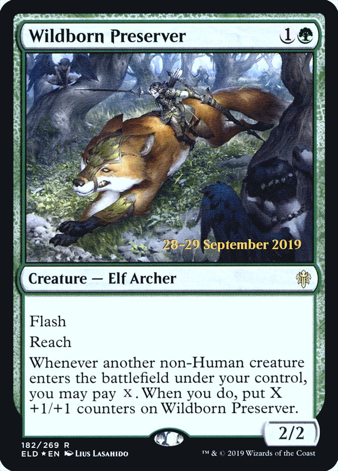 Wildborn Preserver [Throne of Eldraine Prerelease Promos] | Rock City Comics