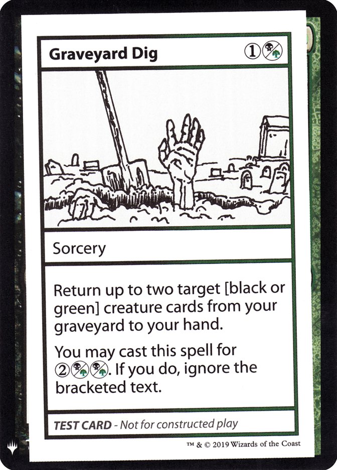 Graveyard Dig [Mystery Booster Playtest Cards] | Rock City Comics