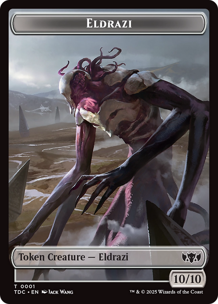 Eldrazi // Citizen Double-Sided Token [Tarkir: Dragonstorm Commander Tokens] | Rock City Comics
