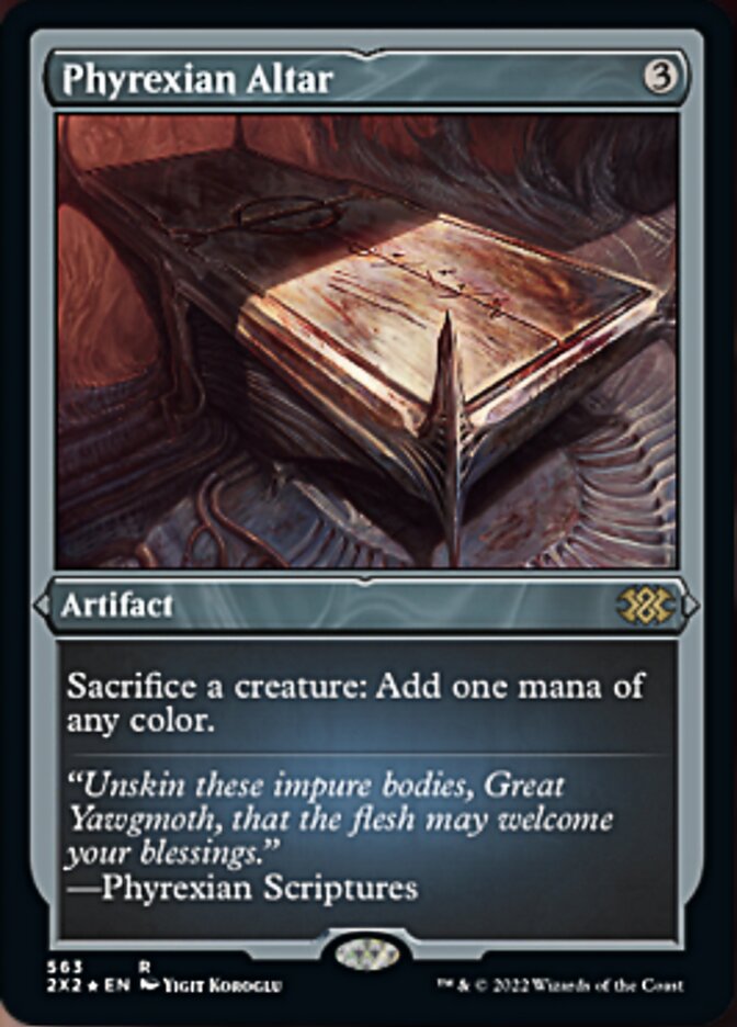 Phyrexian Altar (Foil Etched) [Double Masters 2022] | Rock City Comics