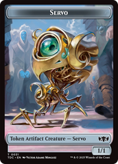 Servo // Warrior Double-Sided Token [Tarkir: Dragonstorm Commander Tokens] | Rock City Comics