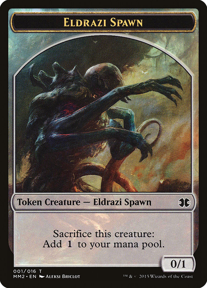 Eldrazi Spawn Token (001/016) [Modern Masters 2015 Tokens] | Rock City Comics