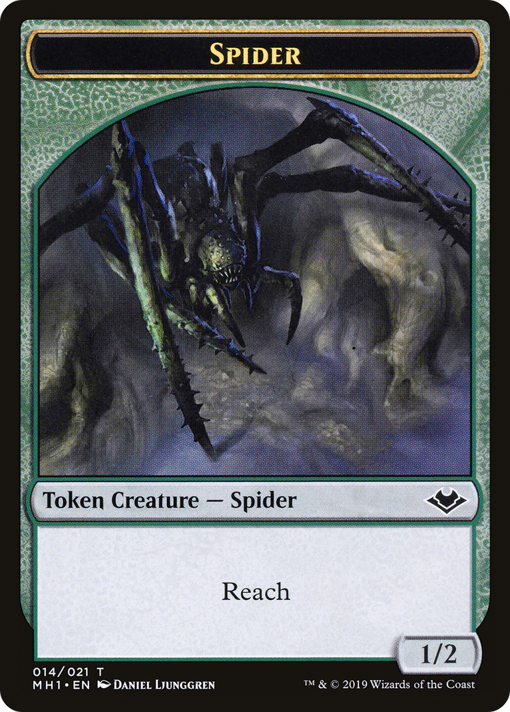 Shapeshifter // Spider Double-Sided Token [Modern Horizons Tokens] | Rock City Comics