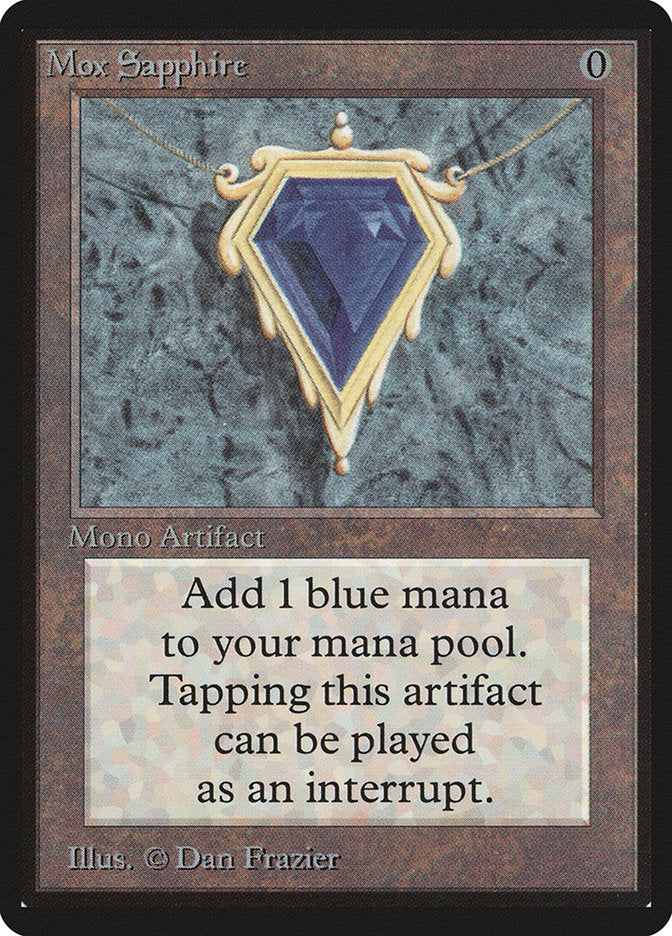 Mox Sapphire [Beta Edition] | Rock City Comics