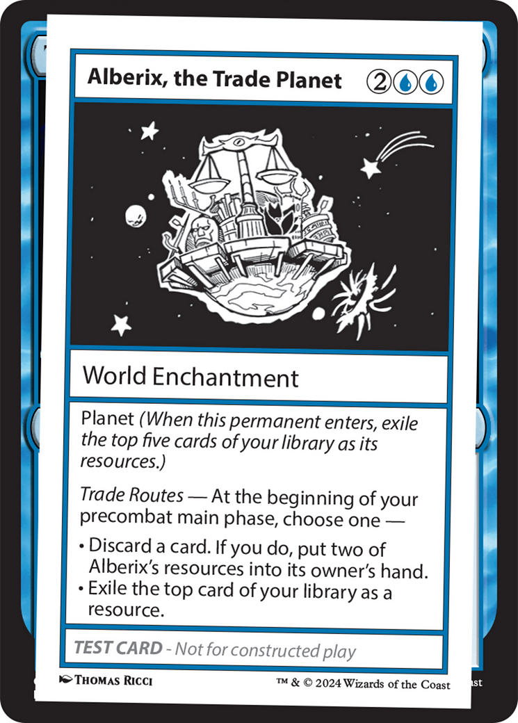 Alberix, the Trade Planet [Mystery Booster 2 Playtest Cards] | Rock City Comics