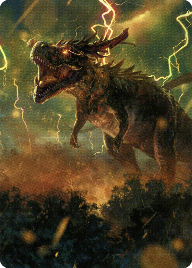 Thrasta, Tempest's Roar Art Card (42) [Modern Horizons 2 Art Series] | Rock City Comics