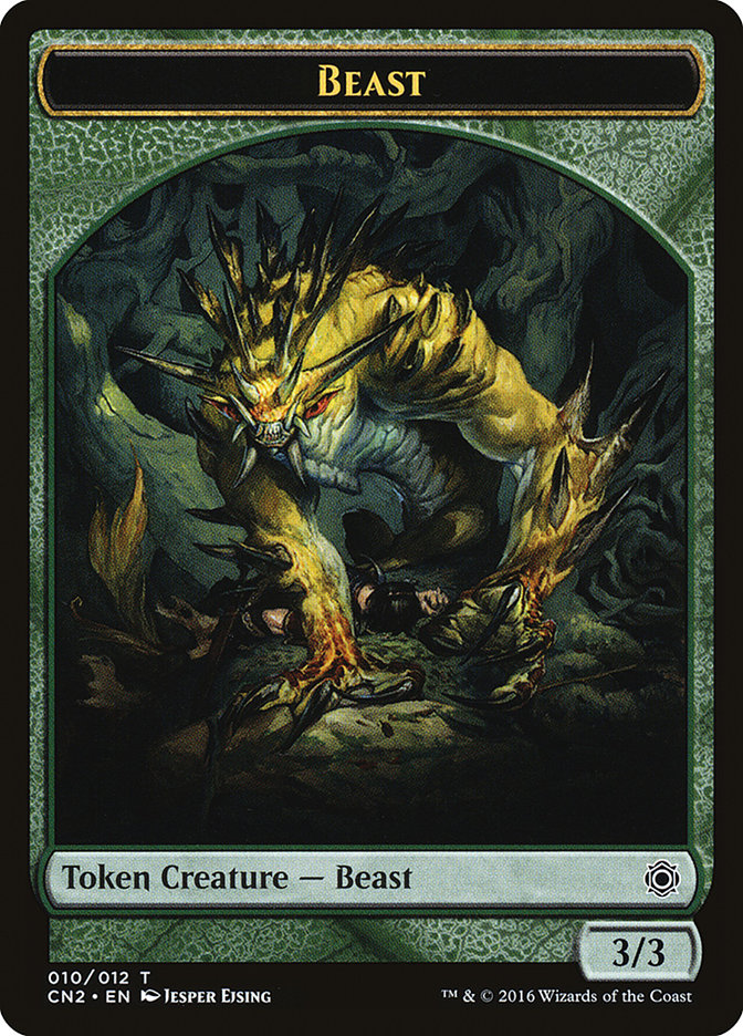 Beast Token [Conspiracy: Take the Crown Tokens] | Rock City Comics