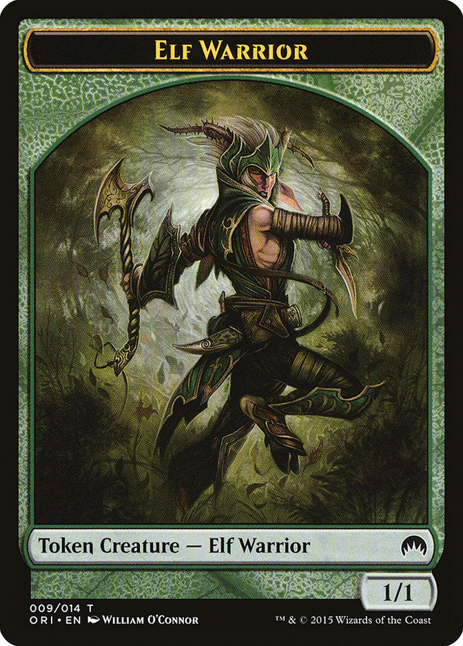 Elf Warrior Token [Magic Origins Tokens] | Rock City Comics