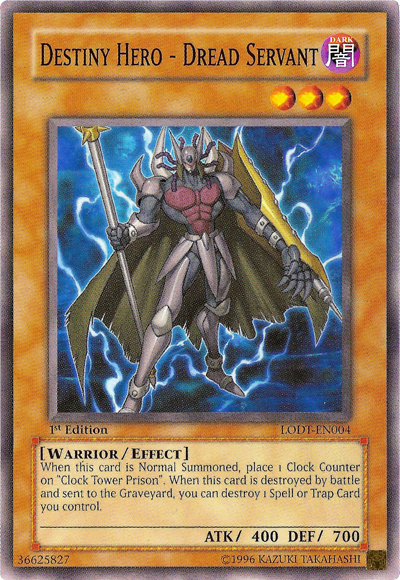 Destiny Hero - Dread Servant [LODT-EN004] Common | Rock City Comics
