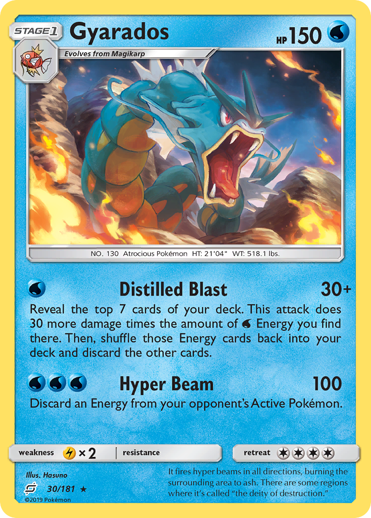 Gyarados (30/181) [Sun & Moon: Team Up] | Rock City Comics