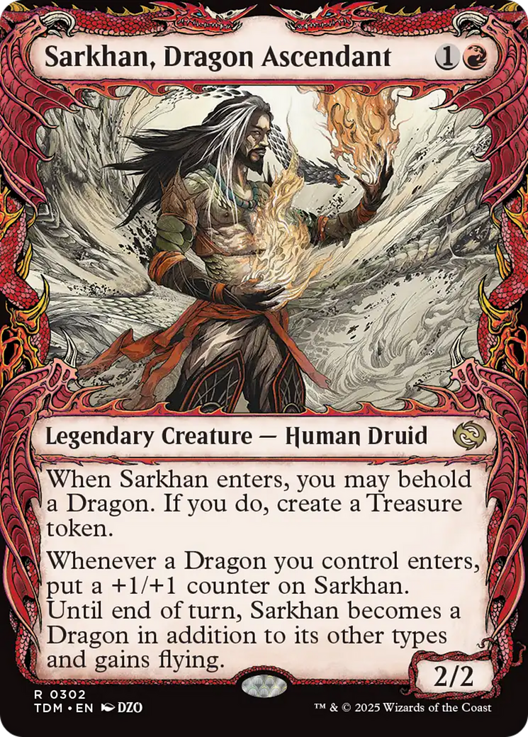 Sarkhan, Dragon Ascendant (0302) (Showcase) [Tarkir: Dragonstorm] | Rock City Comics