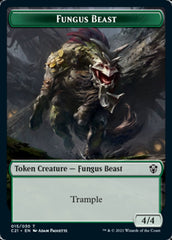 Demon // Fungus Beast Double-Sided Token [Commander 2021 Tokens] | Rock City Comics